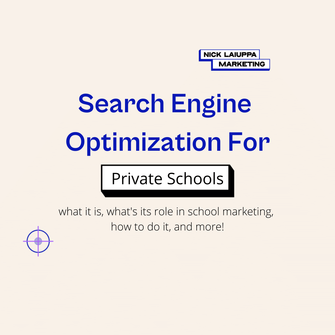 search engine optimization for schools