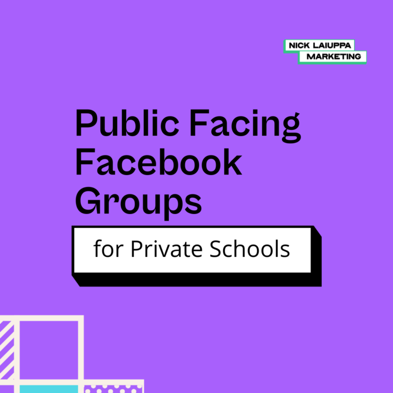 facebook groups for school - nick laiuppa marketing